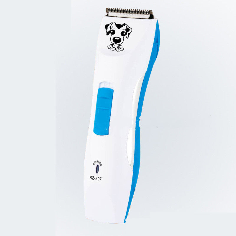 HKM-248211 Rechargeable Wireless Pet Hair Clipper for Small Cats and Dogs - BZ-807 with Stainless Steel Blades