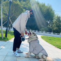 HKM-2484029 Windproof Raincoat for Pets - Reflective Casual Polyester Jacket