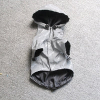 HKM-2484029 Windproof Raincoat for Pets - Reflective Casual Polyester Jacket