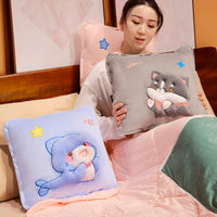 HKM-248403 Dual-Use Three-Dimensional Pillow Quilt - Cartoon Designs in Various Sizes