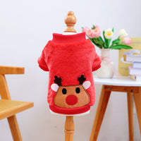 HKM-2485437 Festive Red Pet Clothing Collection for Dogs and Cats - Christmas Sweaters, Dresses, and Hoodies