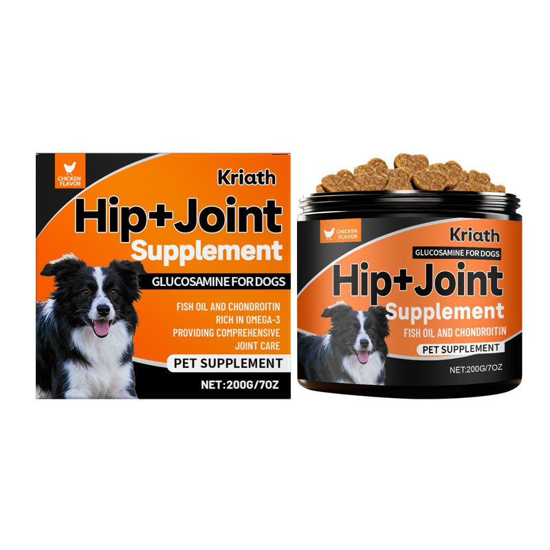 HKM-2485693 Dog Joint Health Soft Granules with Glucosamine, MSM, and Omega-3s for Mobility Support