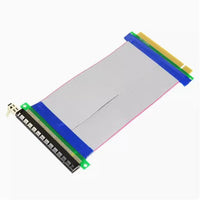HKM-248659 PCI-E 16X Graphics Card Extension Cable, 19cm Flexible Flat Cable for HTPC and Small Chassis