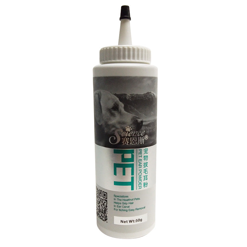 HKM-2487485 Pet Ear Powder for Itchy Ears ¨C Heals Irritation, Eliminates Bad Odor, Easy Application, Safe for All Pets, 50g