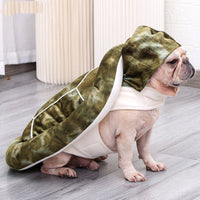HKM-2487997 Multifunctional Pet Nest for Winter ¨C Warm Polyester Clothing in Green & Brown, Sizes S to 3XL