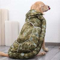HKM-2487997 Multifunctional Pet Nest for Winter ¨C Warm Polyester Clothing in Green & Brown, Sizes S to 3XL