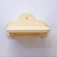 HKM-2488893 Wall-Mounted Solid Wood Cat Jumping Platform for Active Play