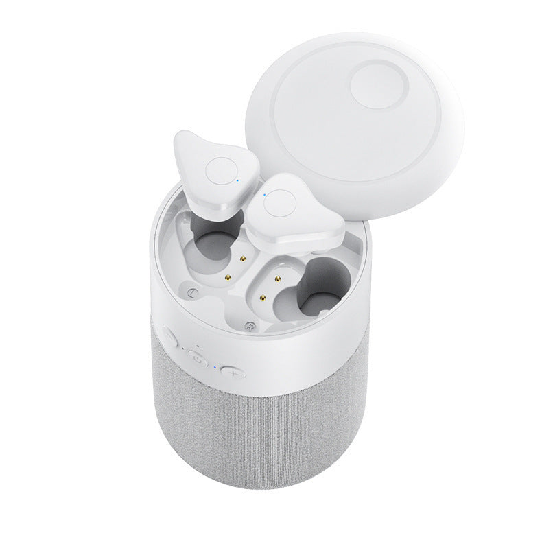 HKM-248915 Portable Bluetooth Speaker Headset with Built-in Lithium Battery and 6-Hour Playtime, Dual Speakers, 32GB Expandable Storage, Black or White Options