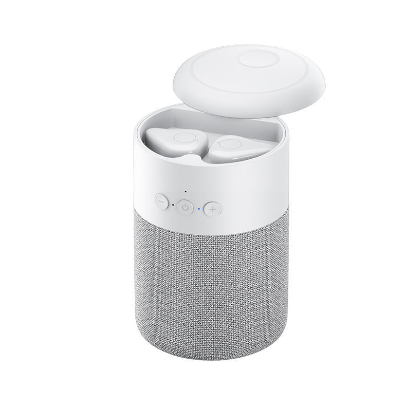 HKM-248915 Portable Bluetooth Speaker Headset with Built-in Lithium Battery and 6-Hour Playtime, Dual Speakers, 32GB Expandable Storage, Black or White Options