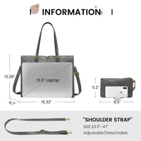 HKM-248979 Elegant PU Leather Handbag Set for Women - Multi-Purpose Shoulder and Crossbody Design