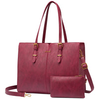 HKM-248979 Elegant PU Leather Handbag Set for Women - Multi-Purpose Shoulder and Crossbody Design