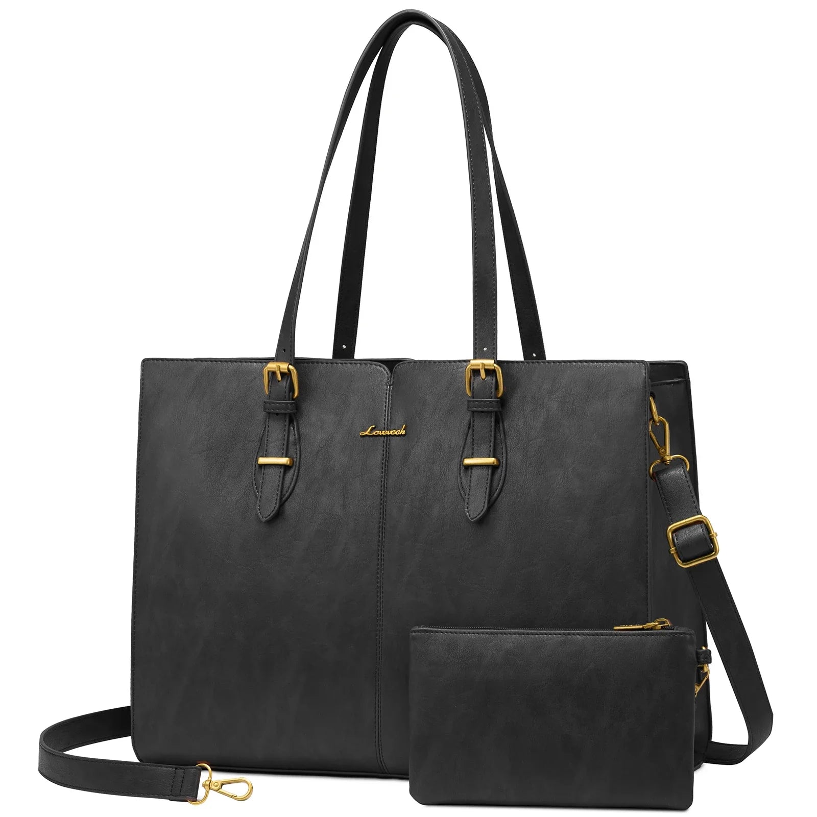 HKM-248979 Elegant PU Leather Handbag Set for Women - Multi-Purpose Shoulder and Crossbody Design