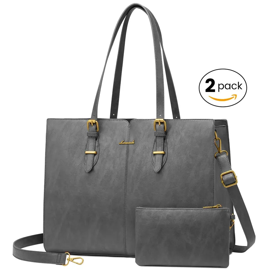 HKM-248979 Elegant PU Leather Handbag Set for Women - Multi-Purpose Shoulder and Crossbody Design