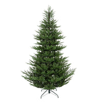 HKM-249043 9ft Eco-Friendly PE/PVC Hybrid Christmas Tree - Realistic Cedar Design, Indoor/Outdoor Holiday Decoration
