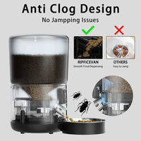 HKM-249043 Automatic Smart Pet Feeder with App Control, 4L Capacity, Stainless Steel and Silicone Design