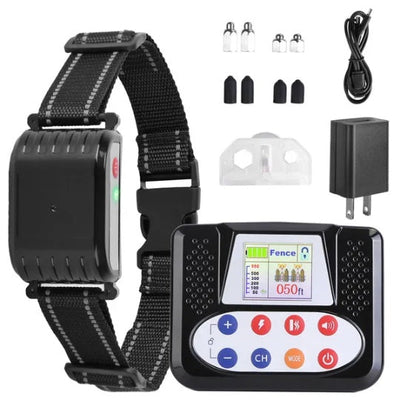 HKM-2491069 Wireless Dog Training Collar with 990FT Range, Waterproof Receiver, Beep/Vibration/Shock Modes, Rechargeable System