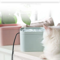 HKM-2491453 Pet Cat and Small Dog Water Fountain Dispenser, 1.5L Capacity, Compact Design
