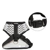 HKM-2494653 Breathable Reflective Chest Strap for Cats and Dogs with Traction Rope - Adjustable for Various Sizes