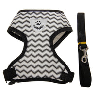 HKM-2494653 Breathable Reflective Chest Strap for Cats and Dogs with Traction Rope - Adjustable for Various Sizes