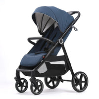 HKM-249619 3-in-1 Foldable Baby Push Car Stroller for Kids 3 Years and Up with One-Foot Brake and Five-Point Harness