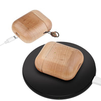HKM-249619 Solid Wood AirPods Holster - Easy Install and Disassemble, Scratch-Resistant Design