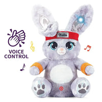 HKM-249683 Dancing Talking Plush Rabbit Doll Toy with Voice Control for Babies and Kids