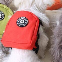 HKM-2497597 Small Dog and Cat Self-Backpack with Breathable Mesh and Adjustable Traction Rope