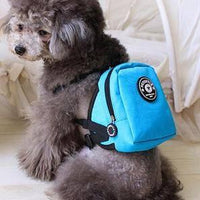 HKM-2497597 Small Dog and Cat Self-Backpack with Breathable Mesh and Adjustable Traction Rope