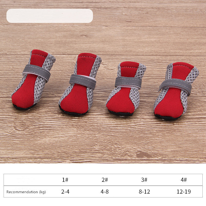 HKM-2497981 Soft Soled Cloth Pet Shoes for Dogs