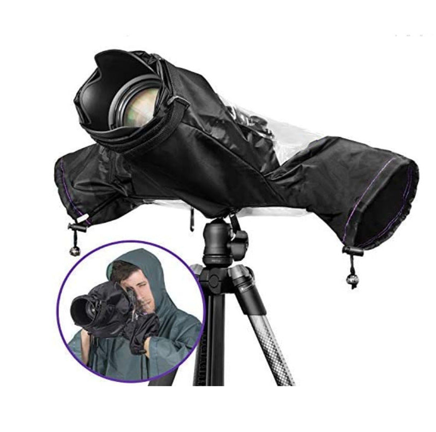 HKM-249811 Waterproof Nylon SLR Camera Rain Cover for Long and Short Lenses