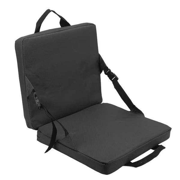 HKM-249939 Portable Foldable Stadium Chair with Cushion for Outdoor Use and Beach Settings