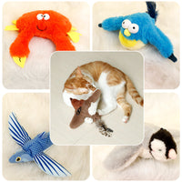 HKM-2500797 Jumping Plush Toy with Sound - Electric Fish, Bird, and Crab Options