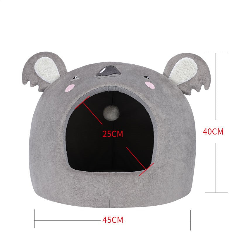 HKM-2501181 Cozy Spring & Summer Cat and Dog Nest with Quality Sponge and Cotton Padding