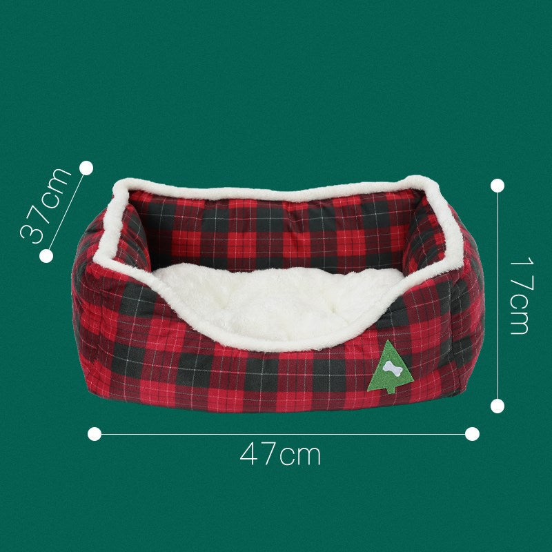HKM-2501181 Cozy Spring & Summer Cat and Dog Nest with Quality Sponge and Cotton Padding