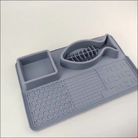 HKM-2501309 Multifunctional Slow Feeder Bowl and Licking Mat for Dogs and Cats with Suction Cups