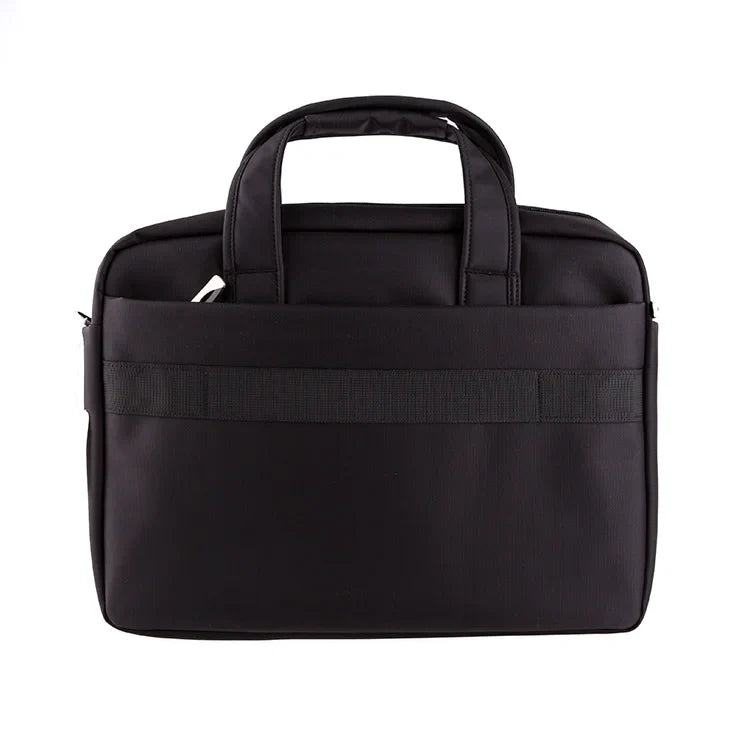 HKM-250131 14 Inch Men's Saffiano Leather Laptop Briefcase for Work and Office