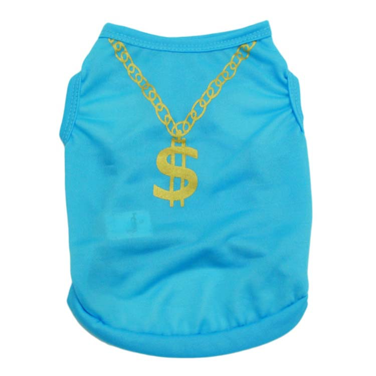 HKM-2505277 Spring and Summer Pet Vest for Dogs - Lightweight Polyester, Available in Blue, Black, Green, Sizes XS-XXL