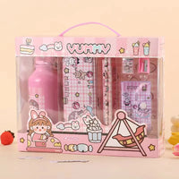 HKM-250707 Cute Cartoon Kindergarten Stationery Set for Back to School - Essential Supplies and Gifts for Kids