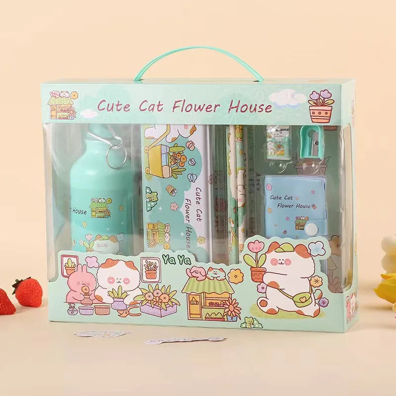 HKM-250707 Cute Cartoon Kindergarten Stationery Set for Back to School - Essential Supplies and Gifts for Kids