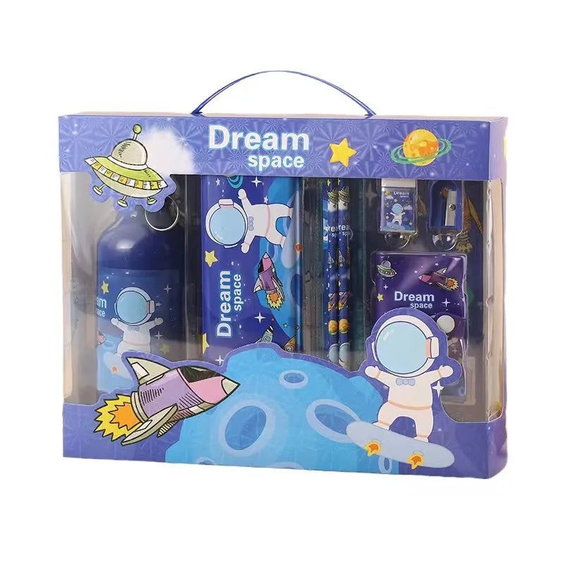 HKM-250707 Cute Cartoon Kindergarten Stationery Set for Back to School - Essential Supplies and Gifts for Kids