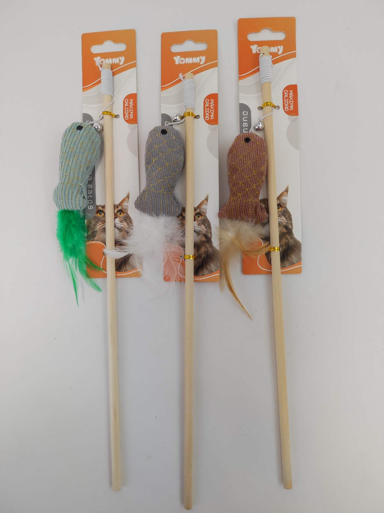 HKM-2507709 Hilarious Cat Toy Stick for Interactive Play and Fun