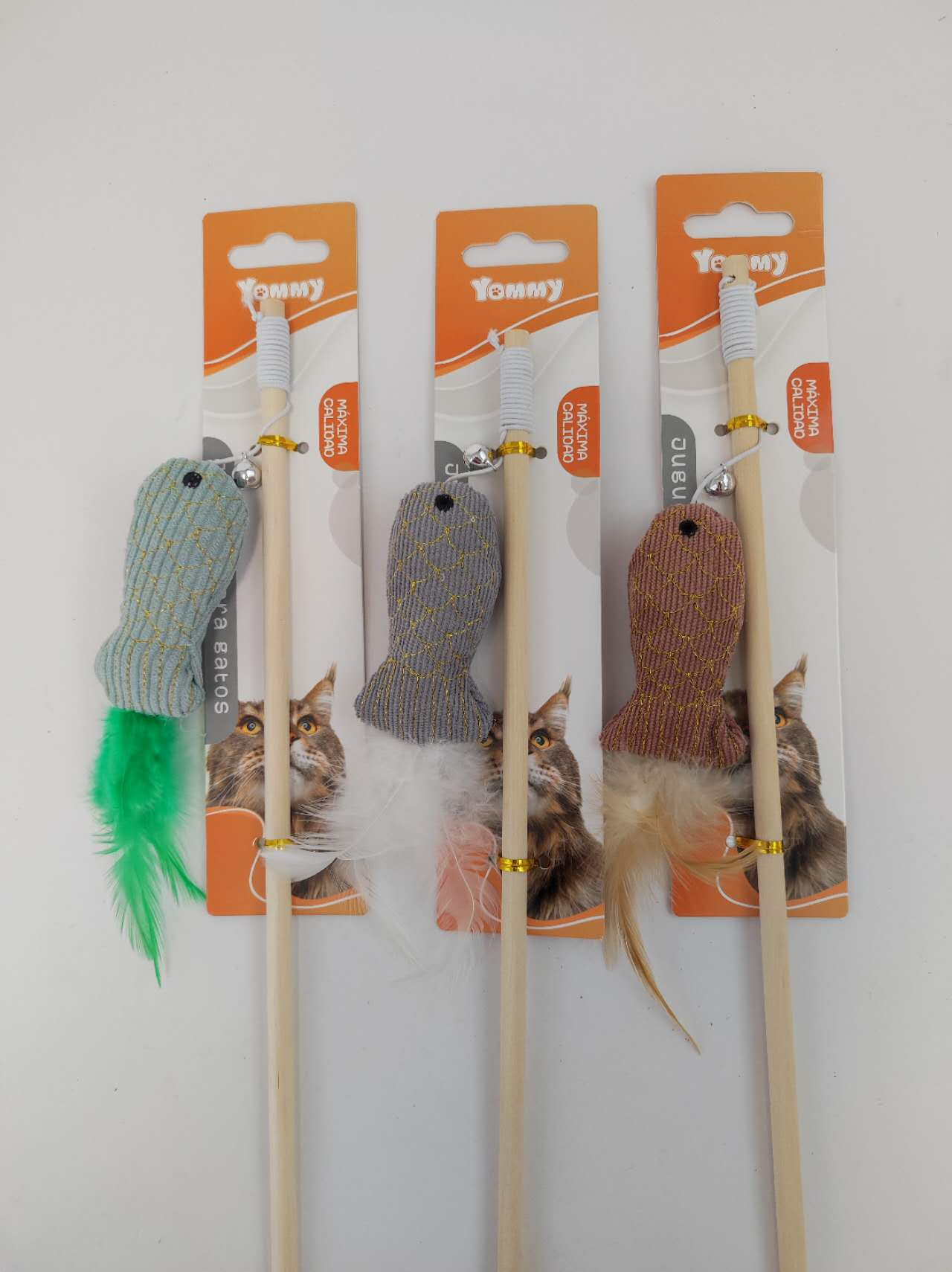 HKM-2507709 Hilarious Cat Toy Stick for Interactive Play and Fun