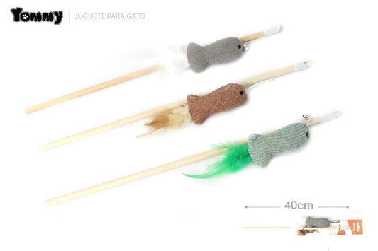 HKM-2507709 Hilarious Cat Toy Stick for Interactive Play and Fun