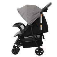 HKM-250771 Lightweight Steel Baby Stroller with Adjustable Canopy and Comfortable Seating