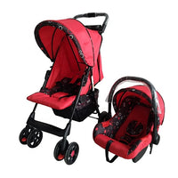 HKM-250771 Lightweight Steel Baby Stroller with Adjustable Canopy and Comfortable Seating