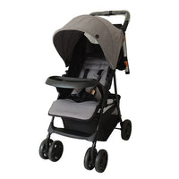 HKM-250771 Lightweight Steel Baby Stroller with Adjustable Canopy and Comfortable Seating