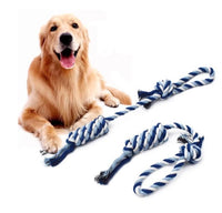 HKM-250771 Pure Cotton Rope Molar Teeth Cleaning Toy - Eco-Friendly and Bite-Resistant 50cm Length