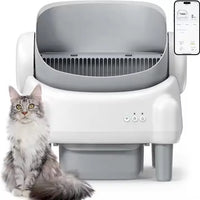 HKM-251027 Open-Top Automatic Self-Cleaning Cat Litter Box with Odor Control and APP Control, Large Capacity, Eco-Friendly Design