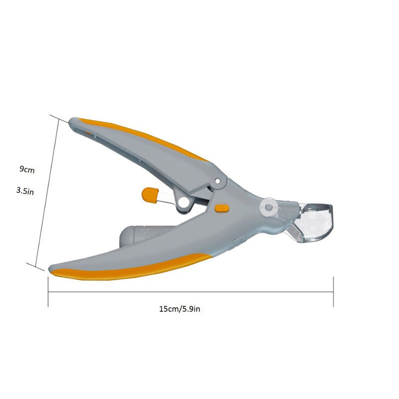 HKM-2510653 Multifunctional Pet Nail Clipper with Magnifying Glass and LED Light