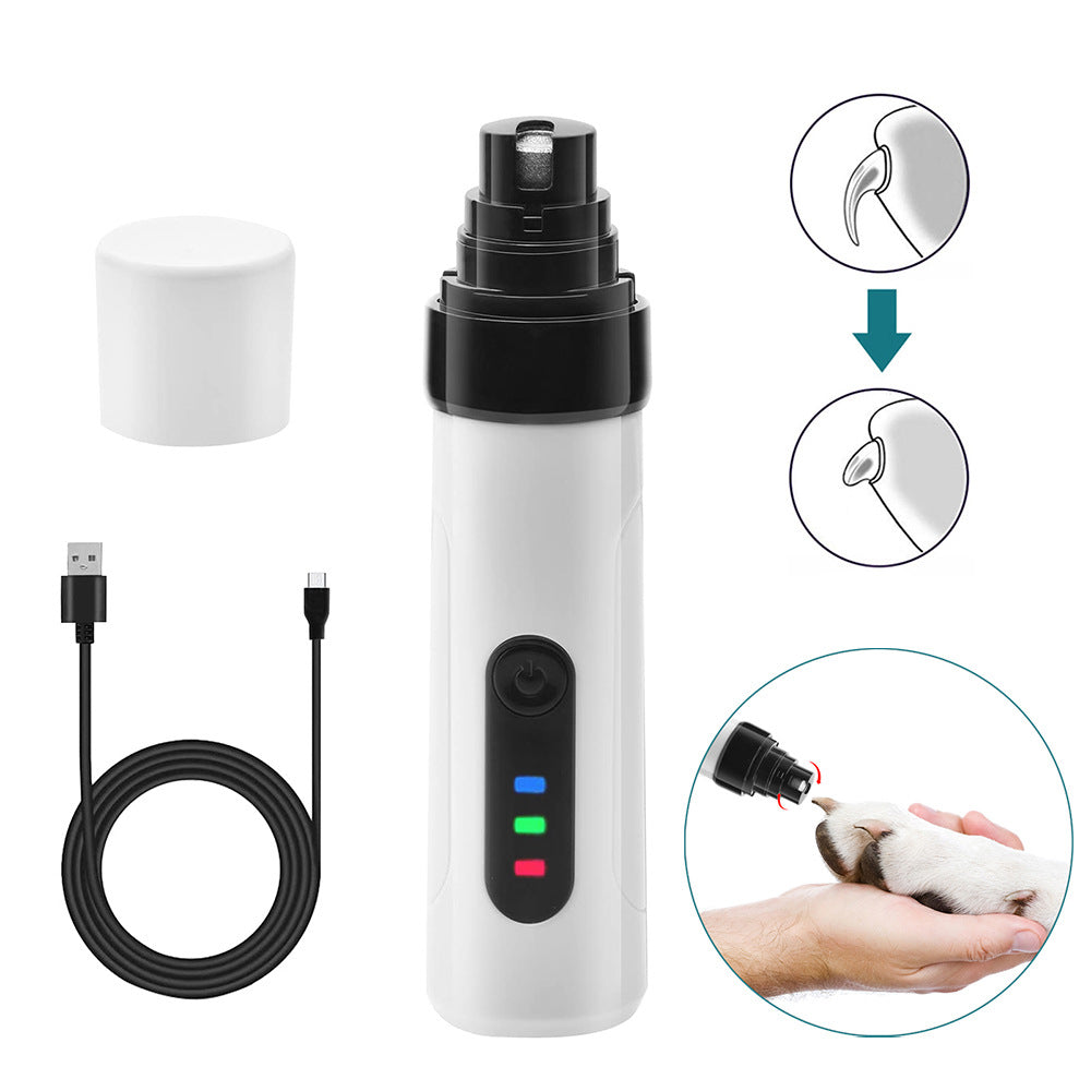HKM-2510653 Multifunctional Pet Nail Clipper with Magnifying Glass and LED Light